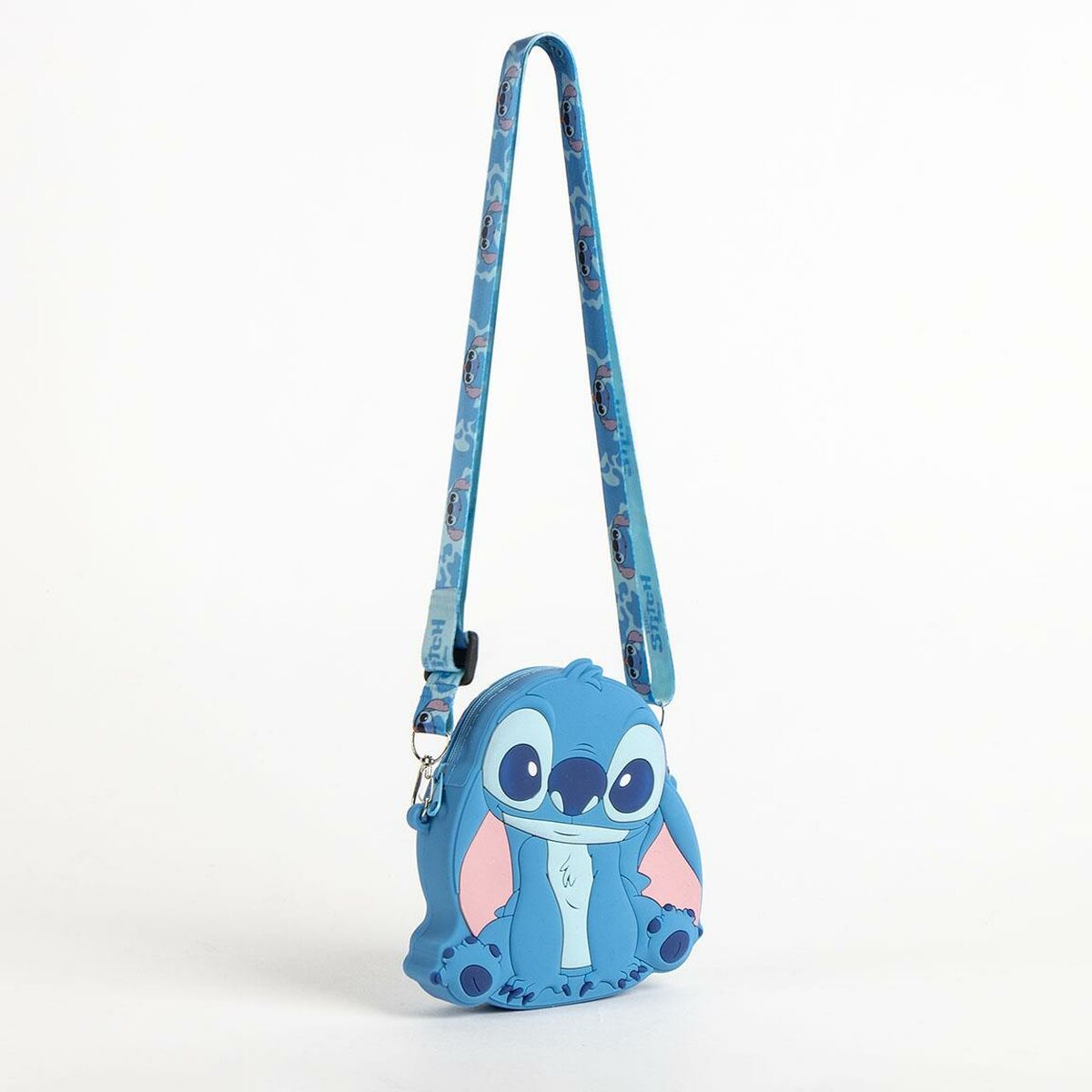 Bolso Bandolera Stitch Azul