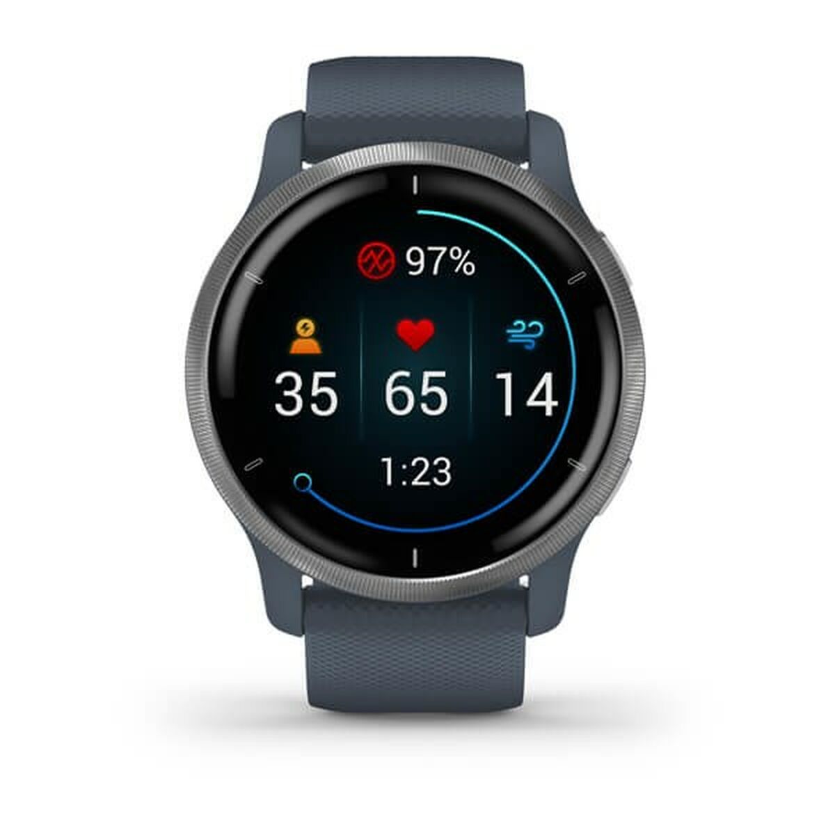 Smartwatch GARMIN 010-02430-10 Azul Plateado