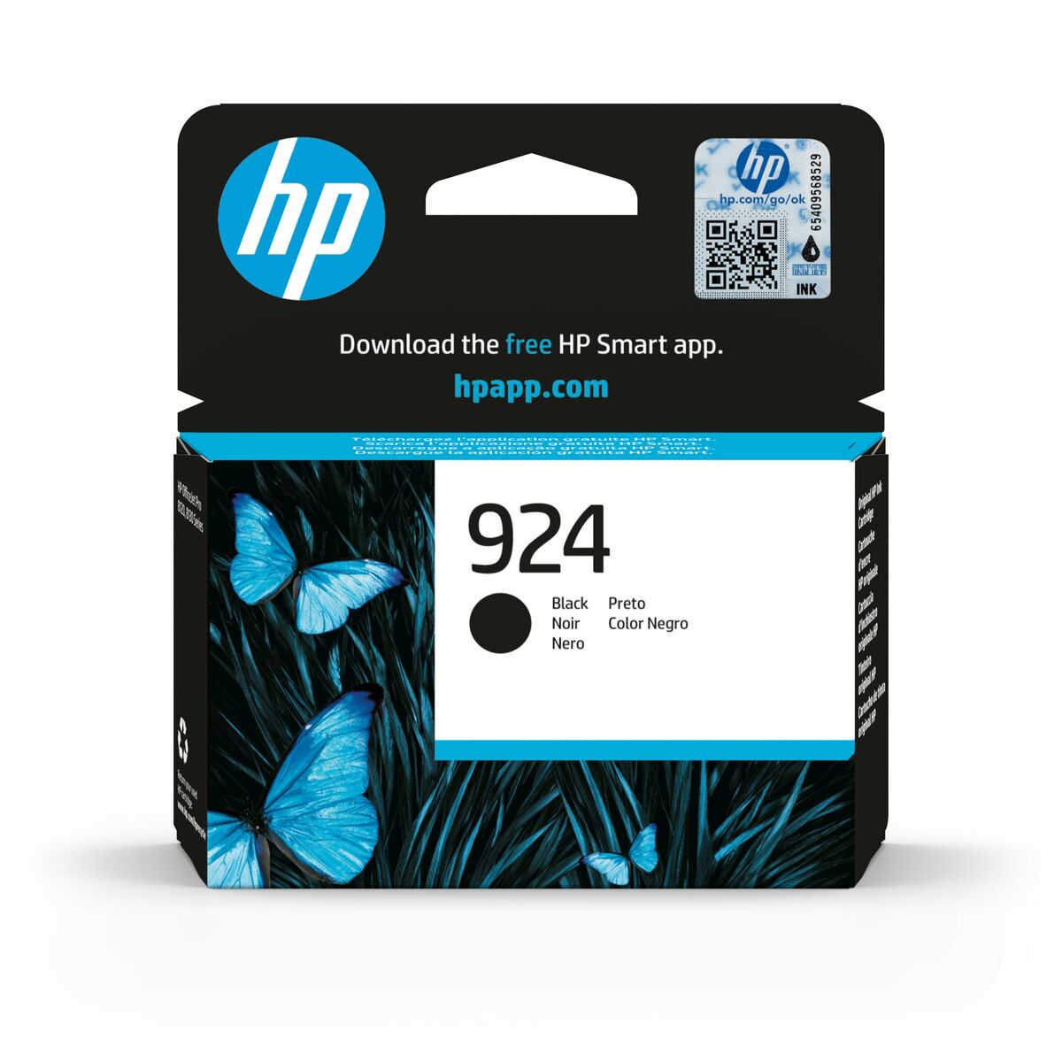 Cartucho de Tinta Original HP 4K0U6NE Negro