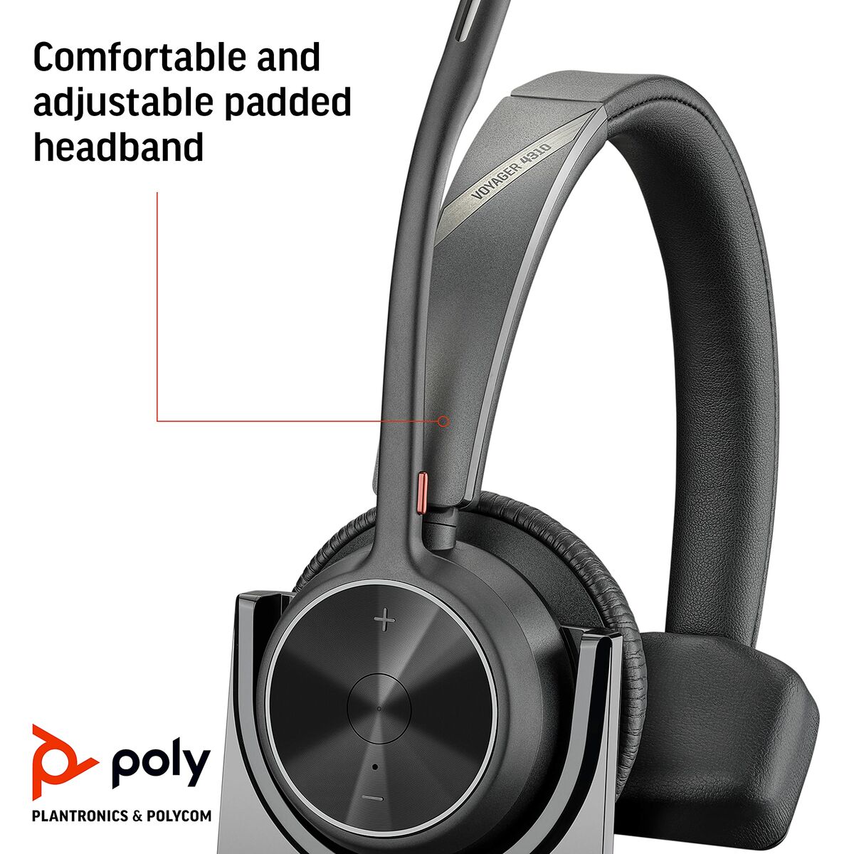 Auriculares Poly 77Y96AA Negro