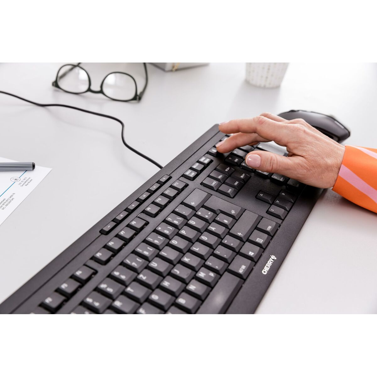 Teclado Cherry Negro AZERTY