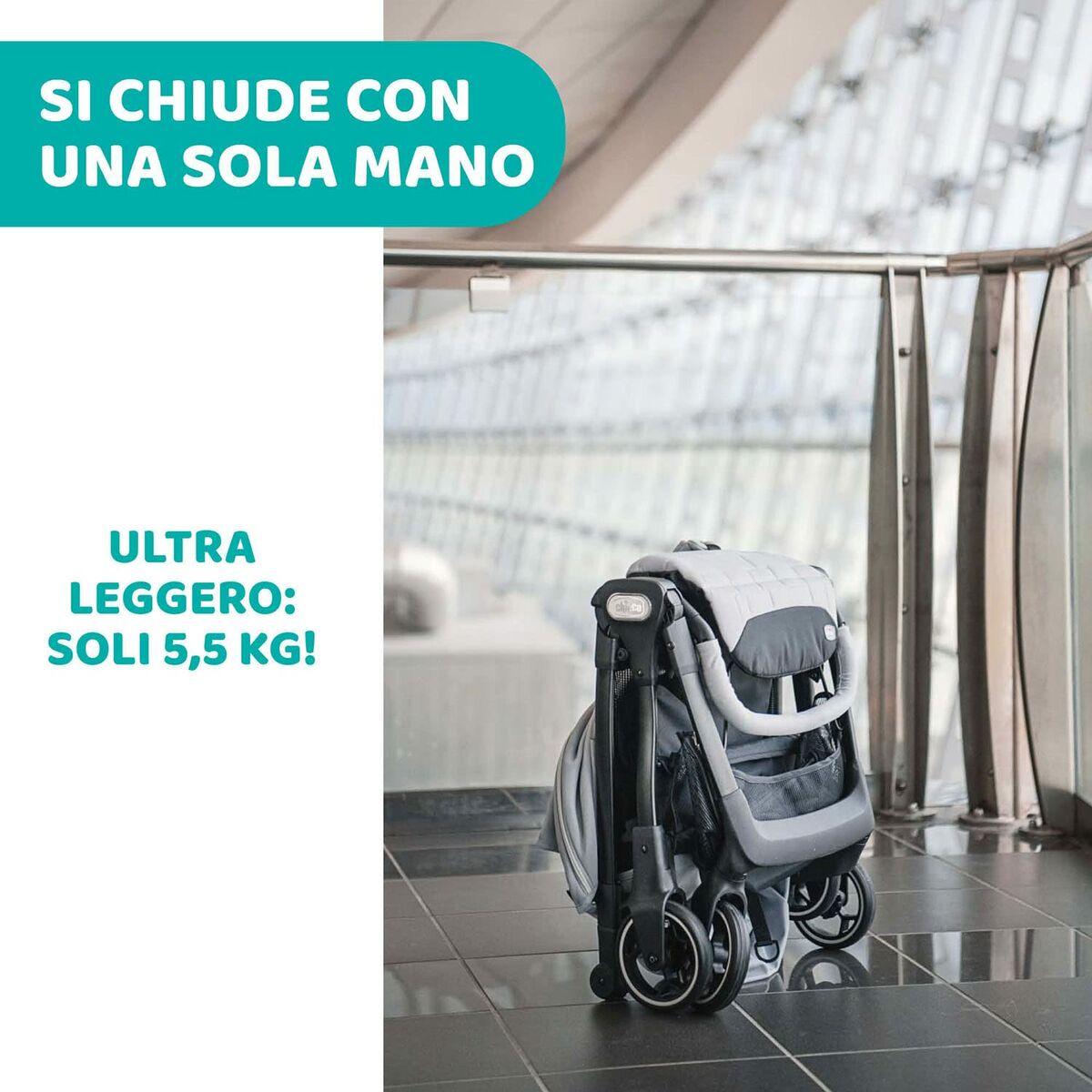 Carro de Paseo para Bebé Chicco Negro