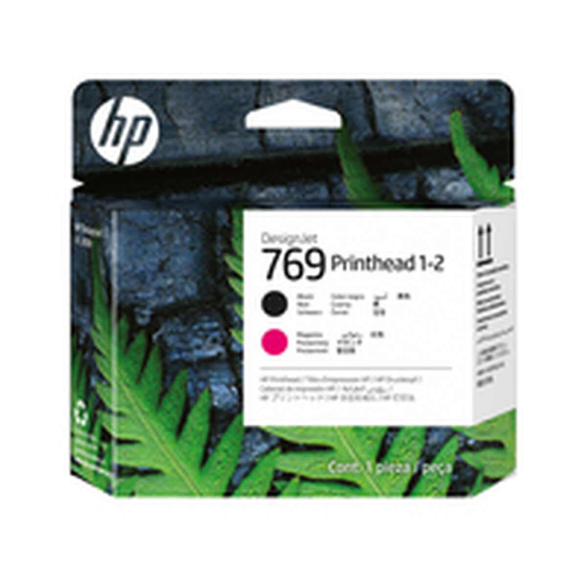 Cartucho de Tinta Original HP 7K5U5A Negro Magenta