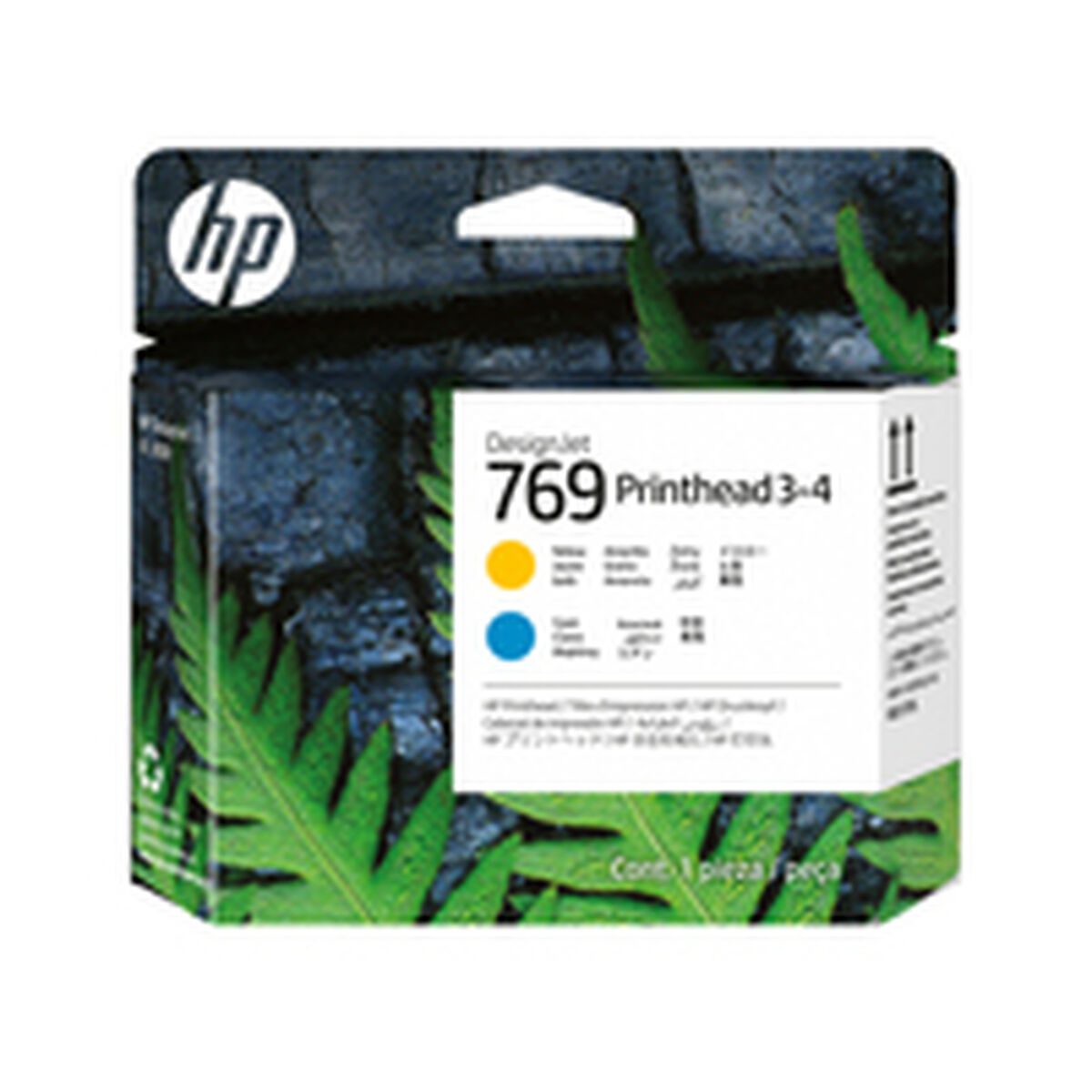 Cartucho de Tinta Original HP 7K5U6A Amarillo Cian