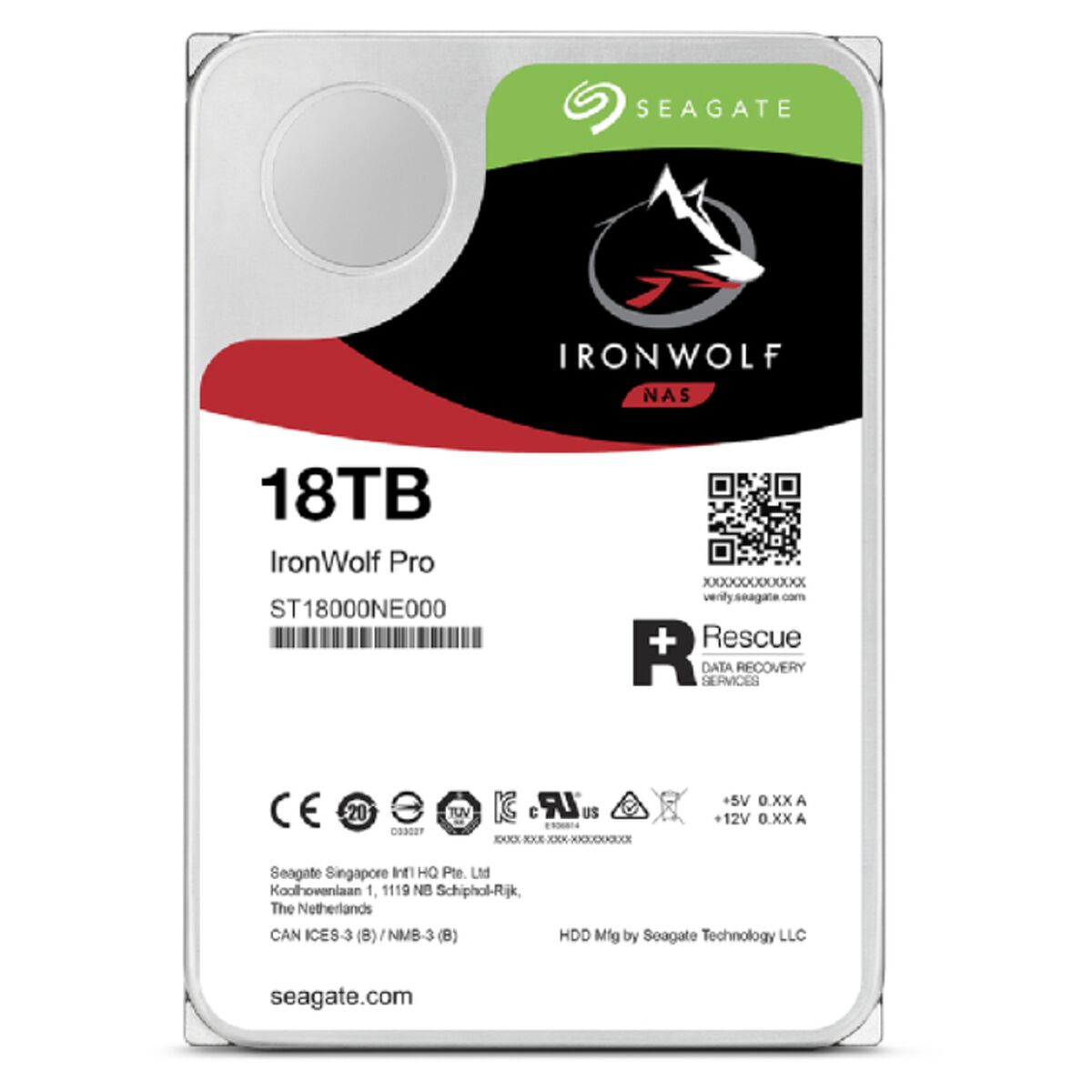 Disco Duro Seagate ST18000NT001 3,5"