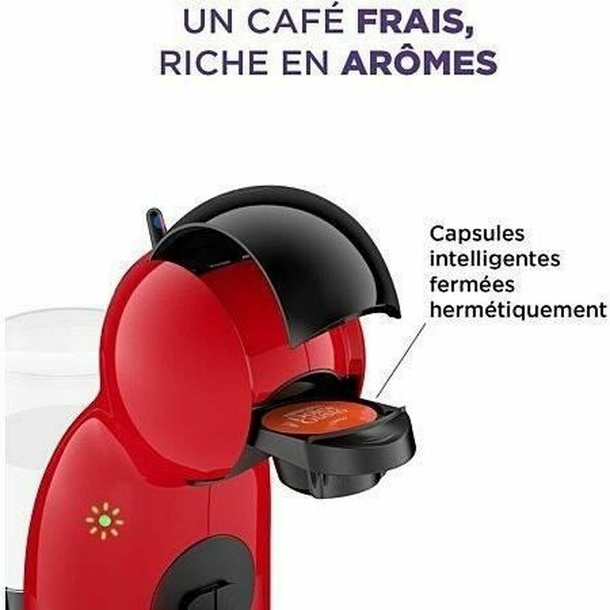 Cafetera de Cápsulas Krups KP1A3110 Blanco Rojo 1600 W 15 bar 0,8 L