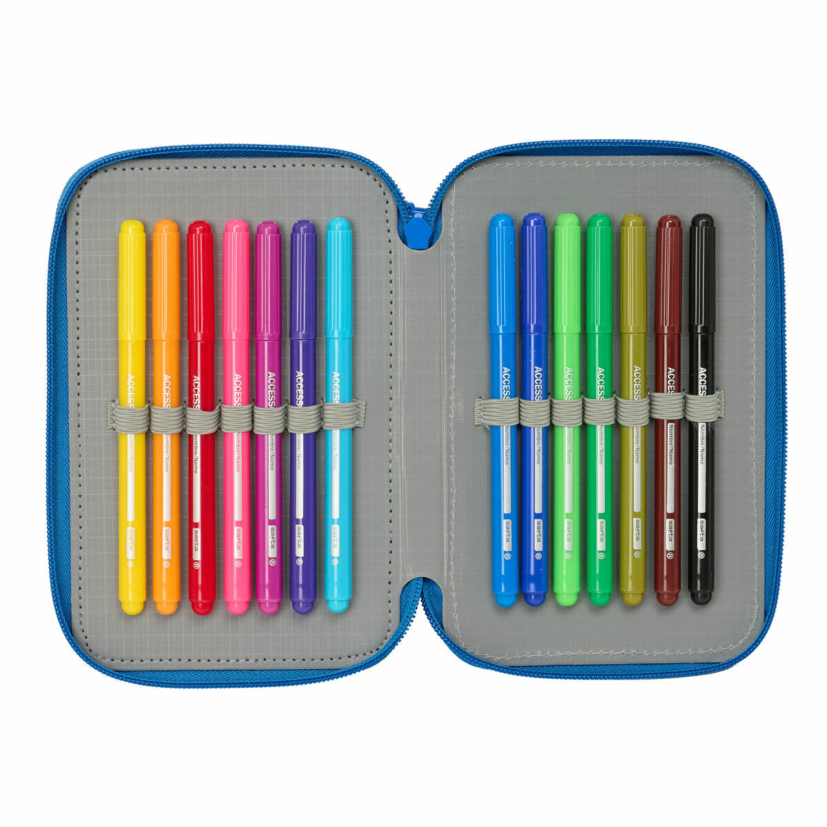 Portatodo Superman Azul 12,5 x 19,5 x 5,5 cm 37 Piezas