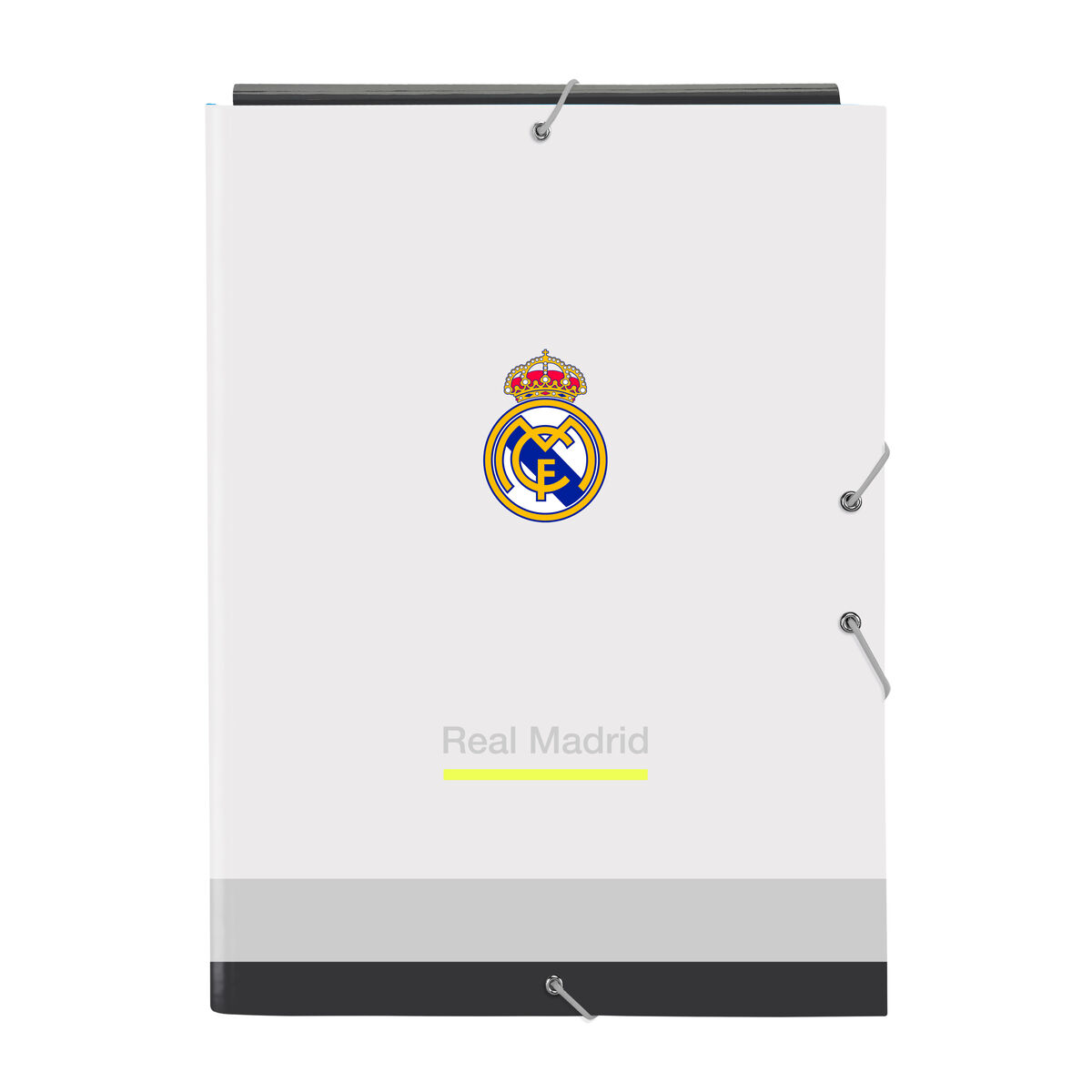 Carpeta de anillas Real Madrid C.F. Blanco A4 26 x 33.5 x 2.5 cm