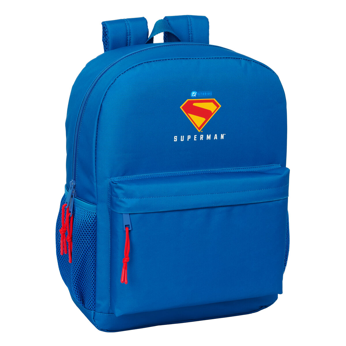 Mochila Escolar Superman Azul