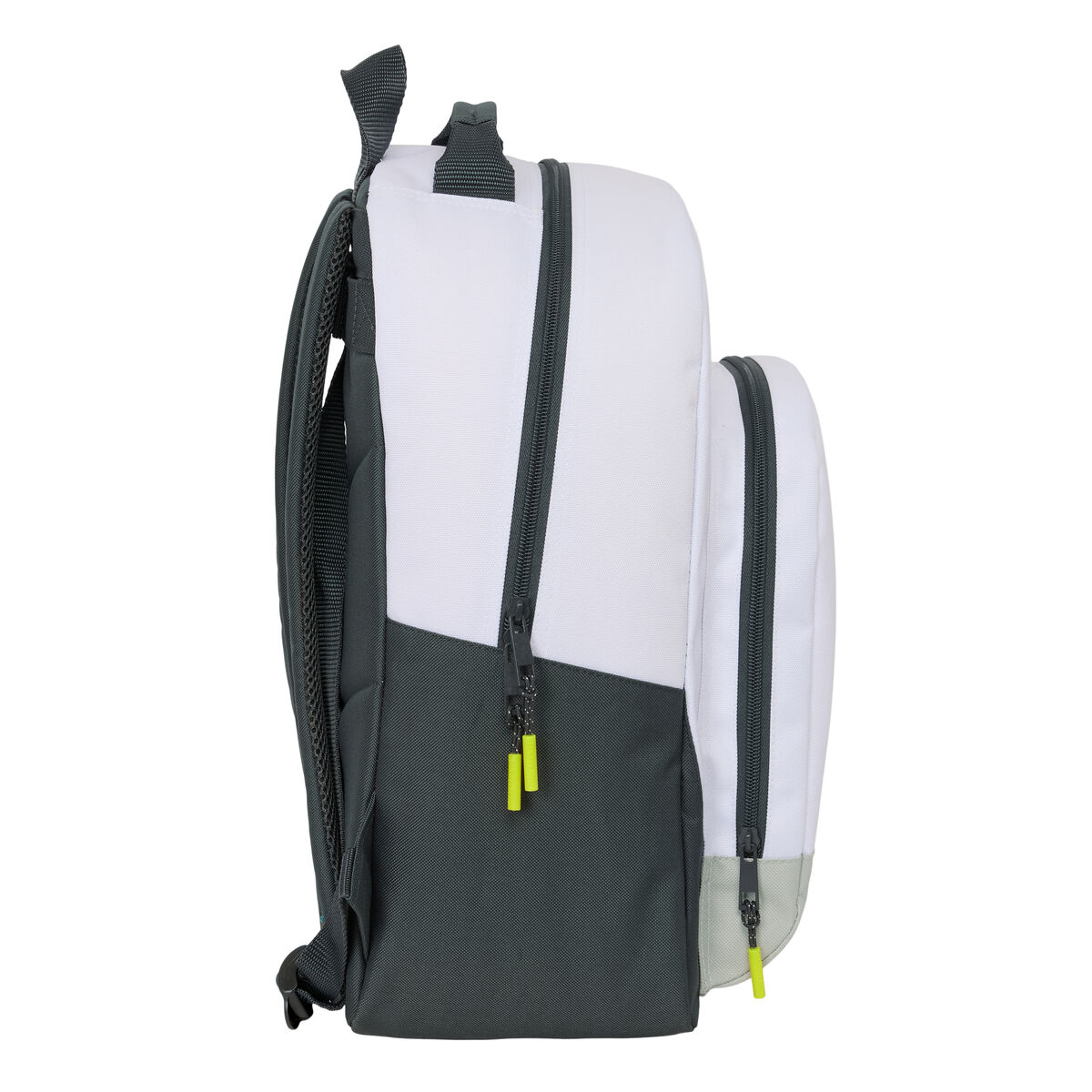 Mochila Escolar Real Madrid C.F. Blanco 32 x 42 x 15 cm