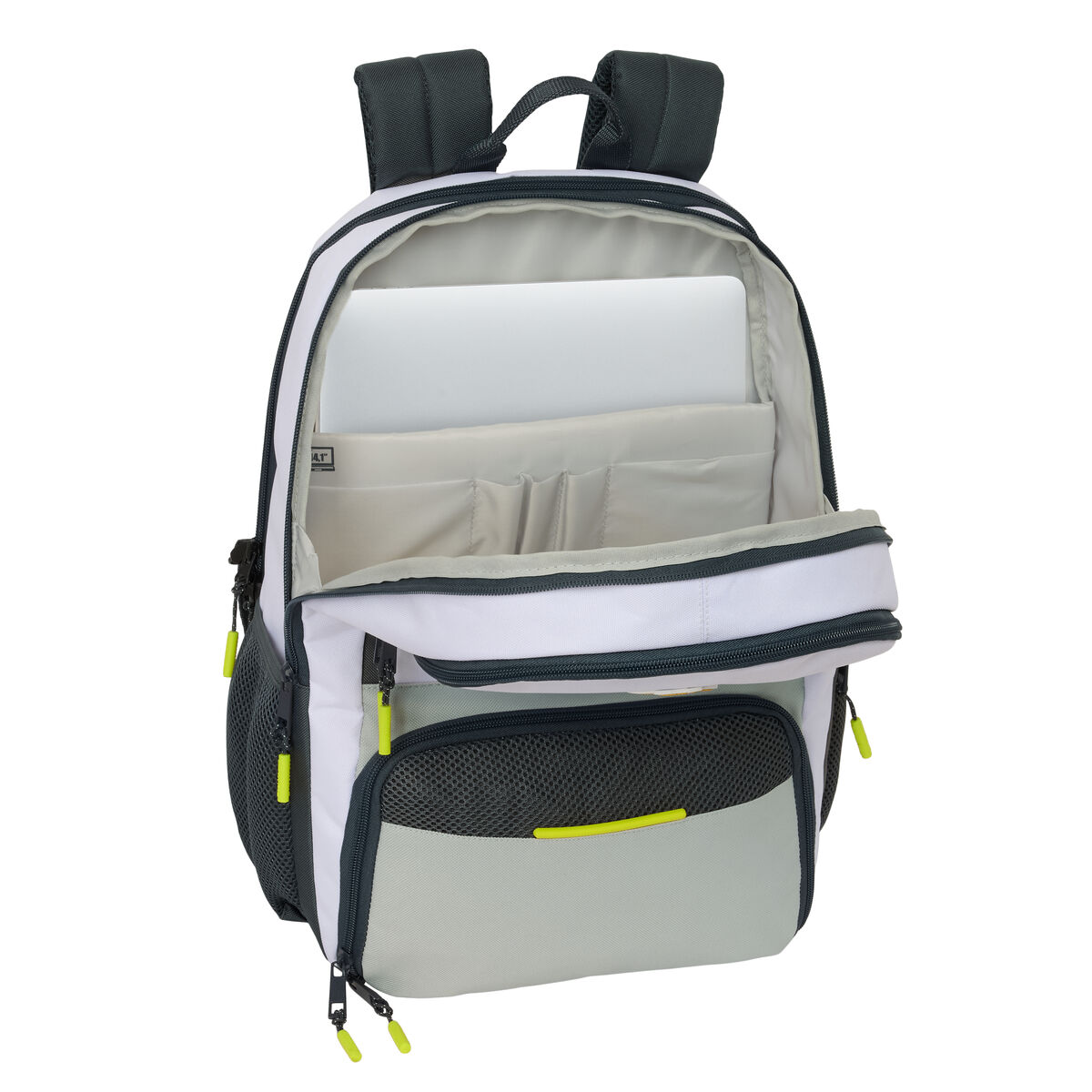 Mochila Escolar Real Madrid C.F. Blanco 30 x 42 x 17 cm