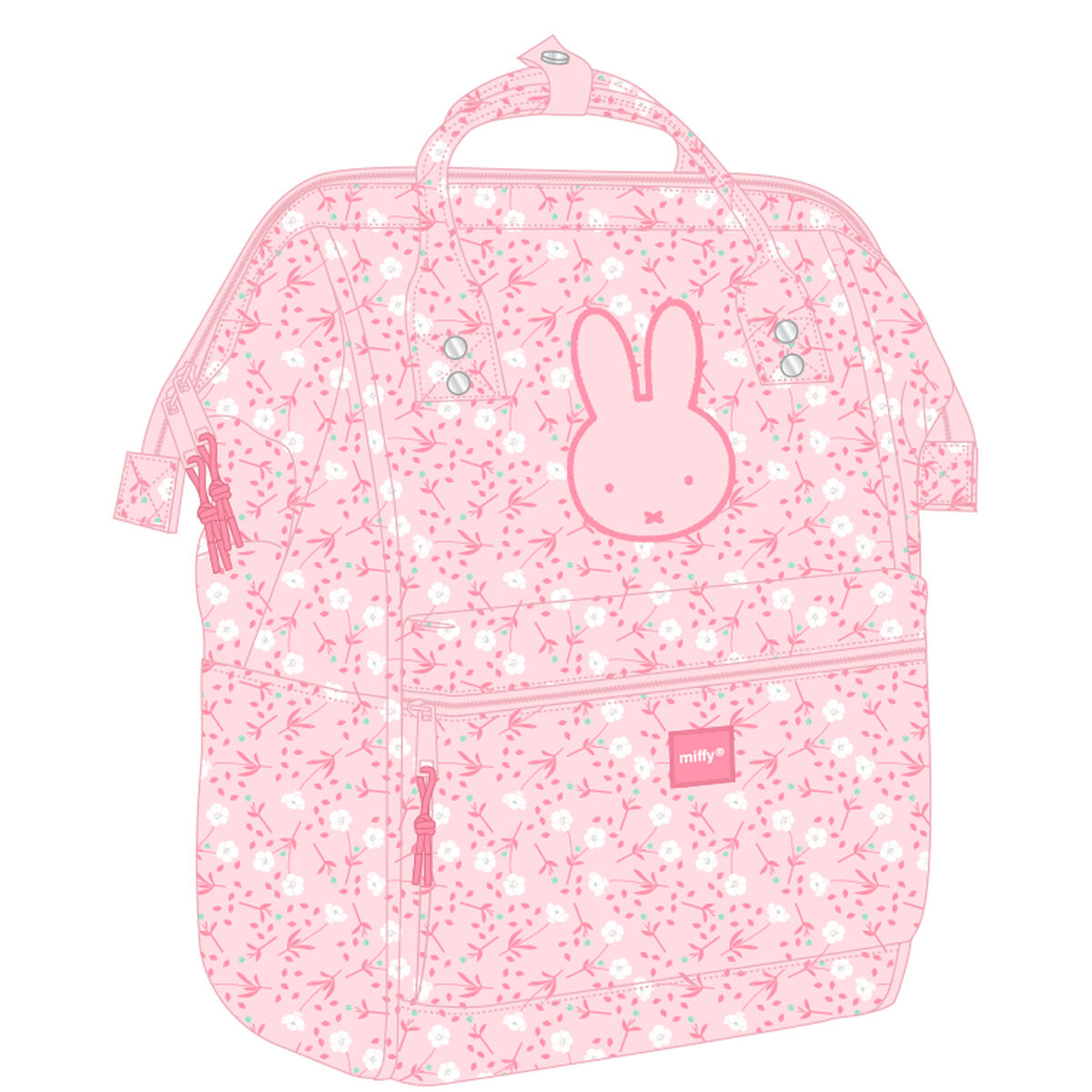 Mochila Miffy miffy 27 x 40 x 19 cm