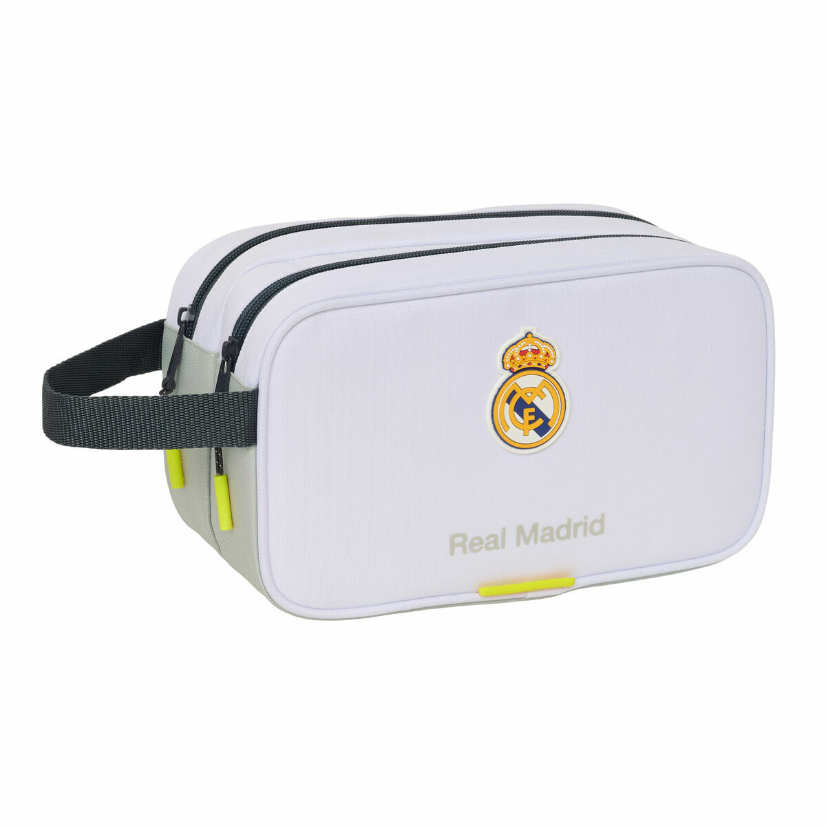 Neceser de Viaje Real Madrid C.F. Blanco Deportivo 26 x 15 x 12.5 cm