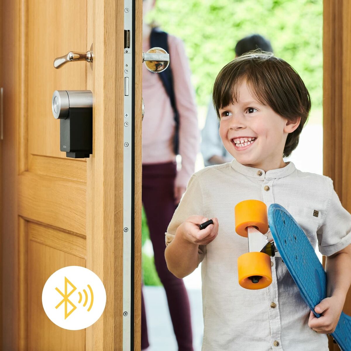 Candado de llave Nuki Negro