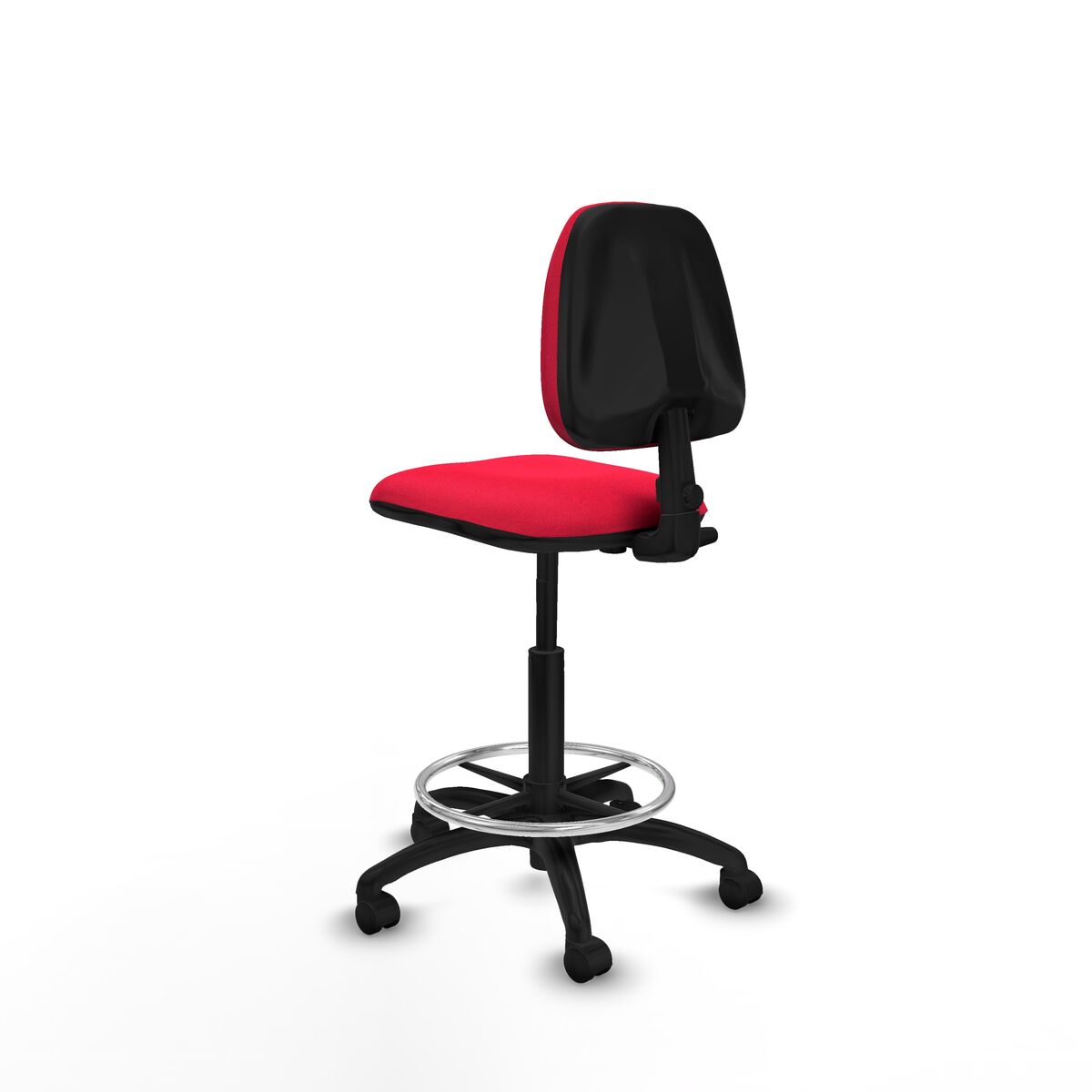 Silla de Oficina Piqueras y Crespo B0001RN Rojo Alta
