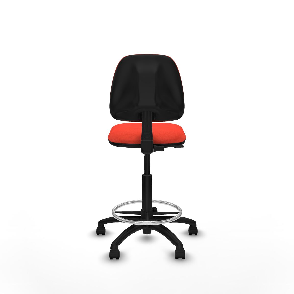 Silla de Oficina Piqueras y Crespo B0001RN Naranja Oscuro Alta