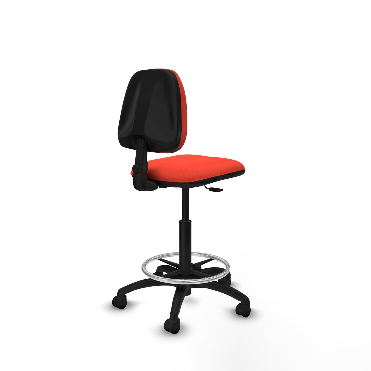 Silla de Oficina Piqueras y Crespo B0001RN Naranja Oscuro Alta
