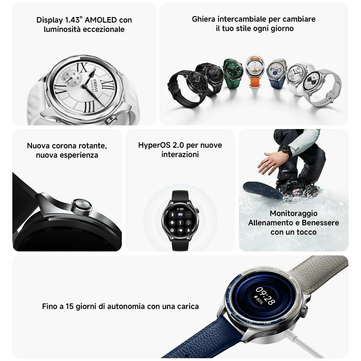 Smartwatch Xiaomi Negro 1,43"