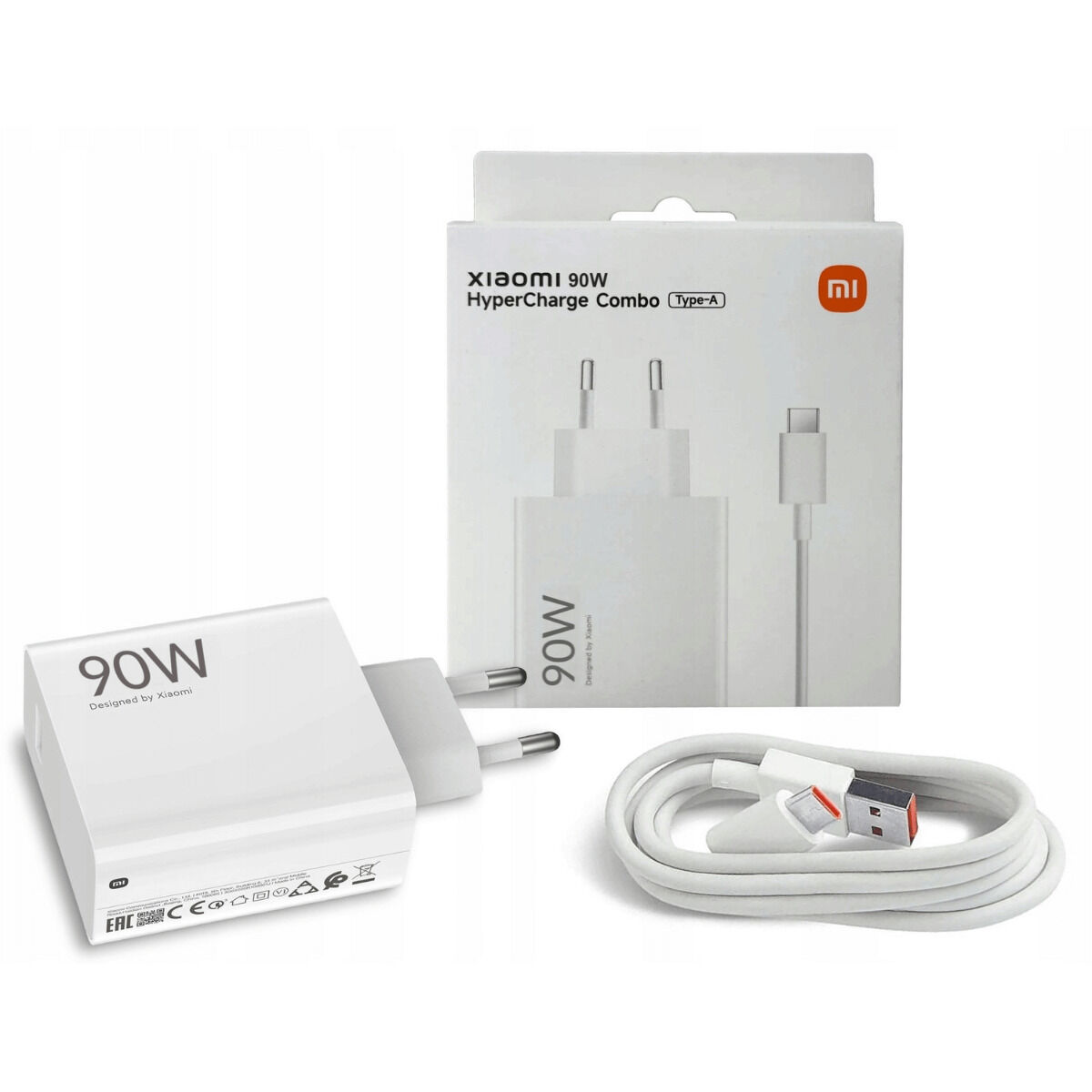 Cargador de Pared + Cable USB A a USB-C Xiaomi MDY-15-EK 90 W