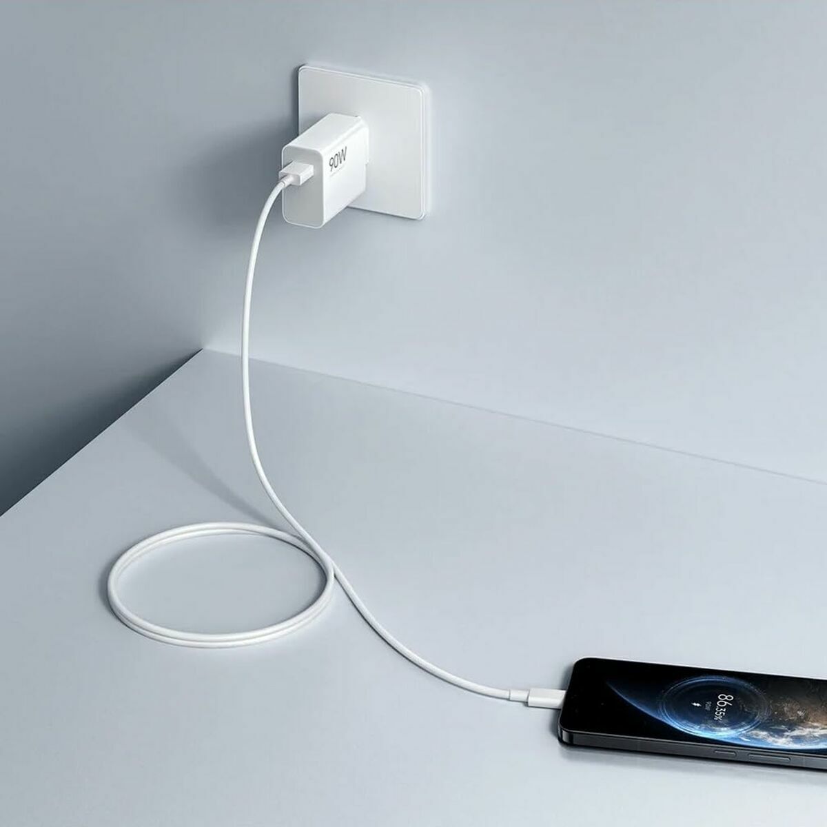 Cargador de Pared + Cable USB A a USB-C Xiaomi MDY-15-EK 90 W