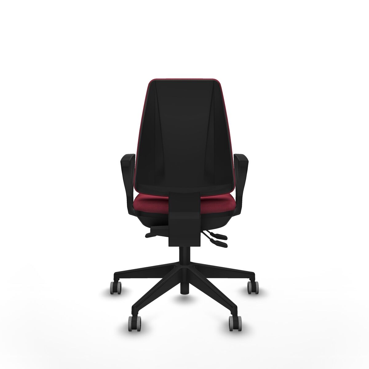 Silla de Oficina Piqueras y Crespo BFN066G Granate