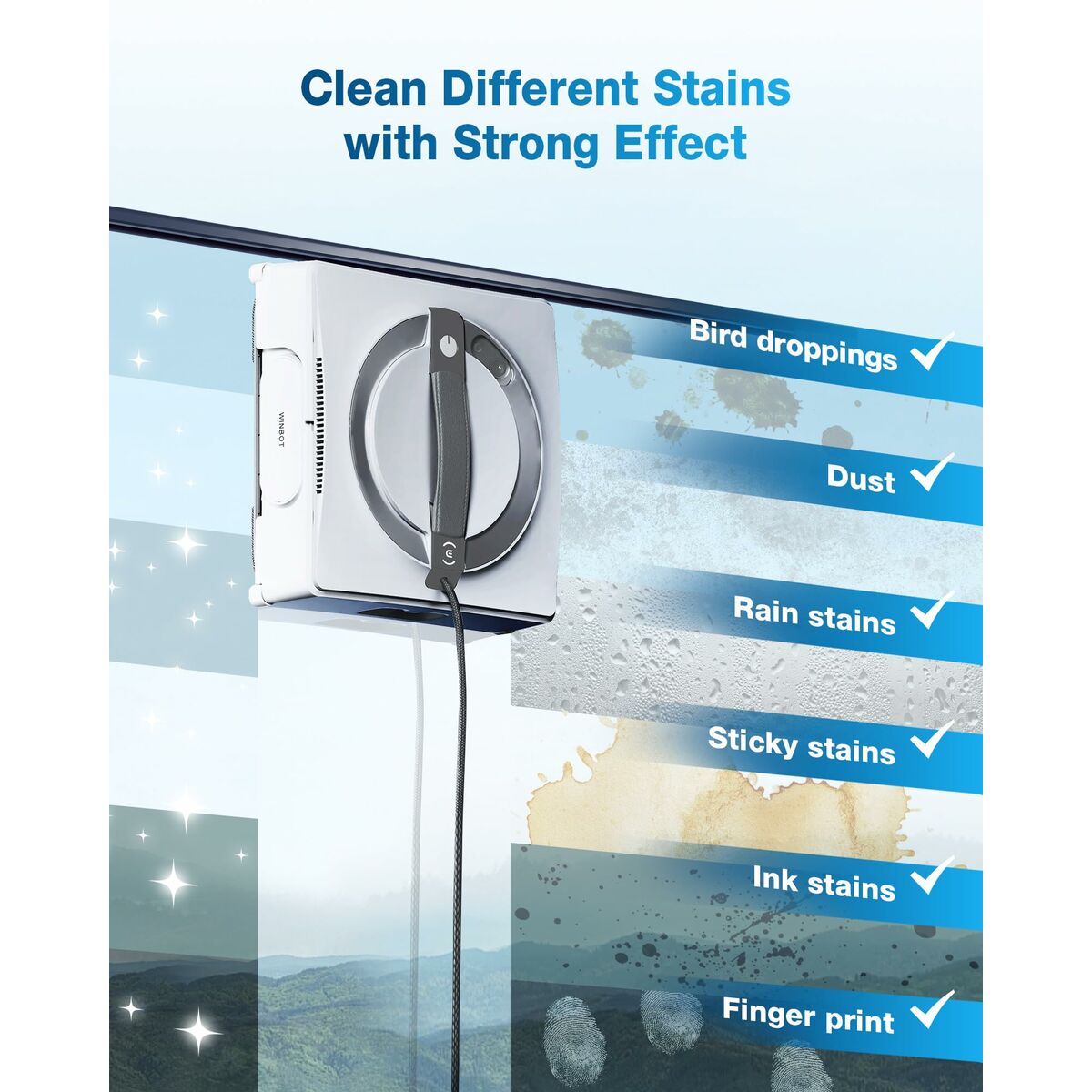 Robot Limpiacristales Inteligente ECOVACS