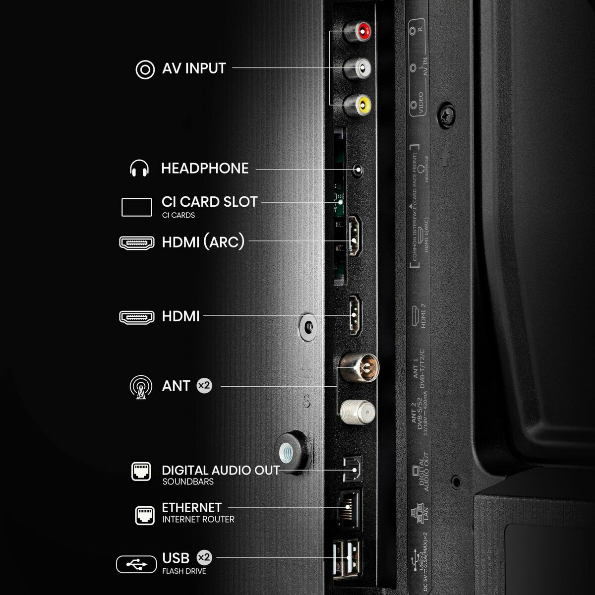 Smart TV Hisense 32" HD LED D-LED