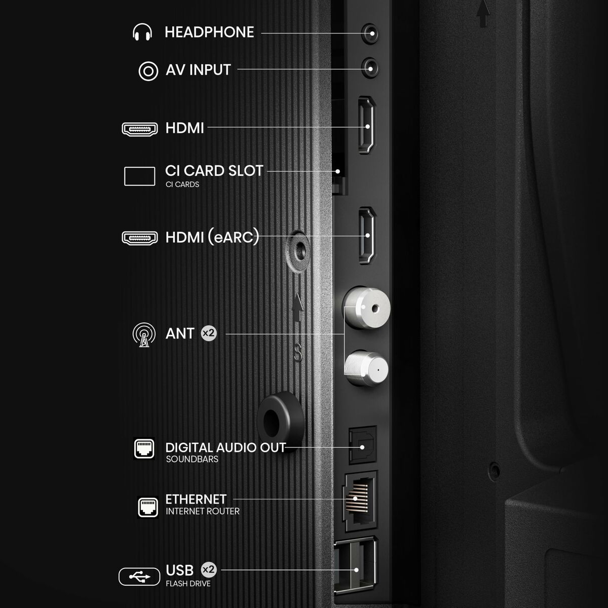 Smart TV Hisense 32" HD LED D-LED