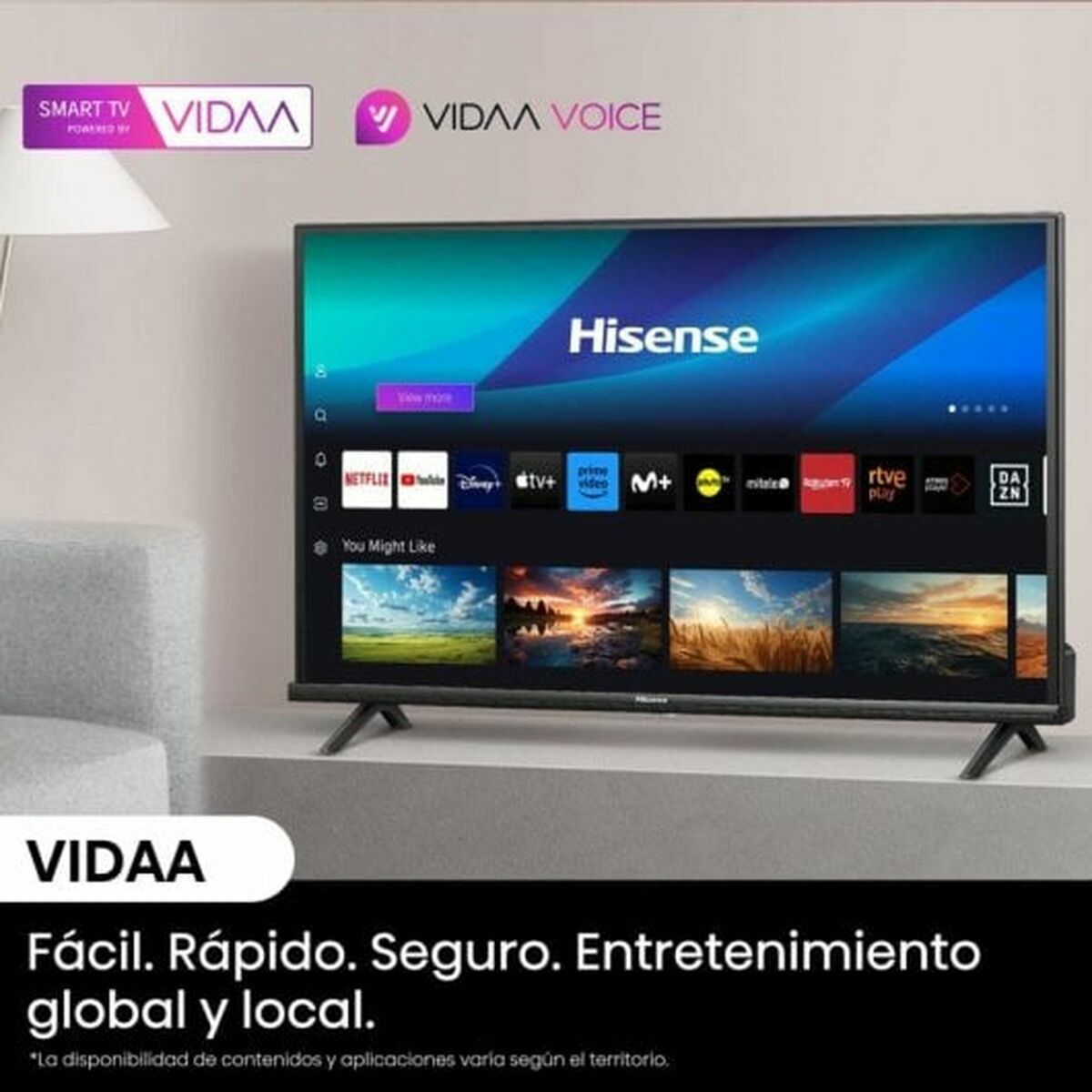 Smart TV Hisense 32" HD LED D-LED