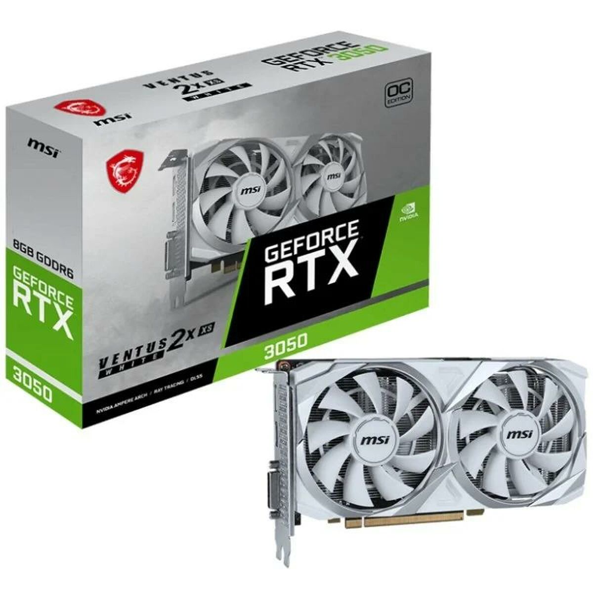 Funda MSI Nvidia GeForce RTX 3050 8 GB GDDR6