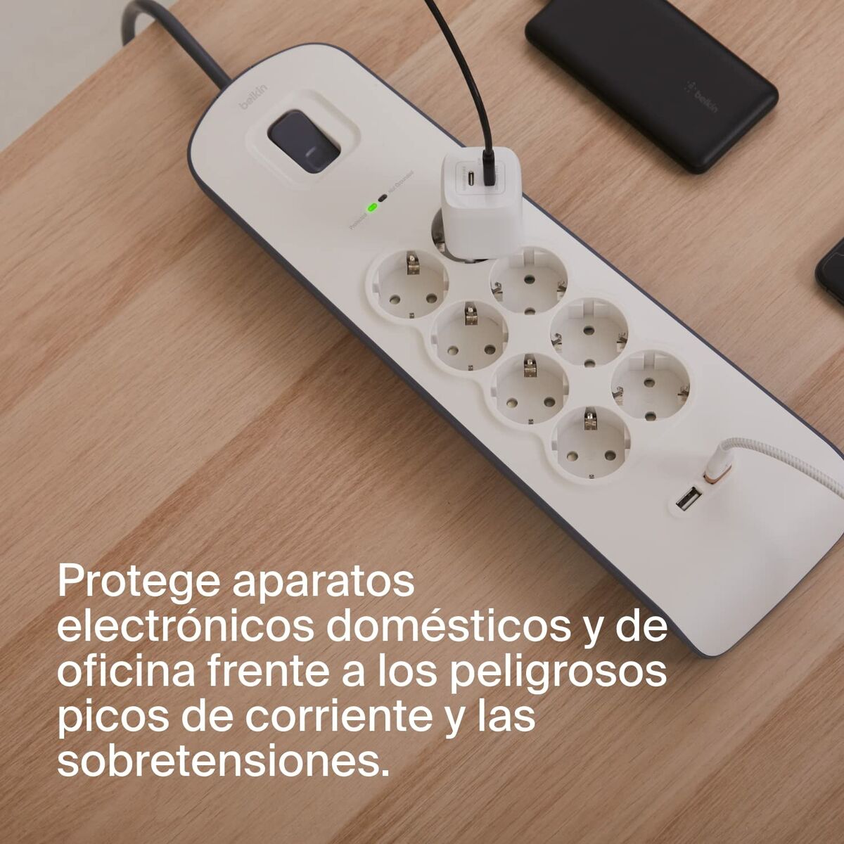 Protección contra sobretensión Belkin BSV804VF2M-V2