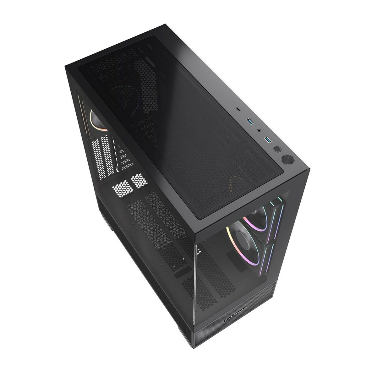Caja Semitorre ATX GEMBIRD CCC-FC-X550 Negro