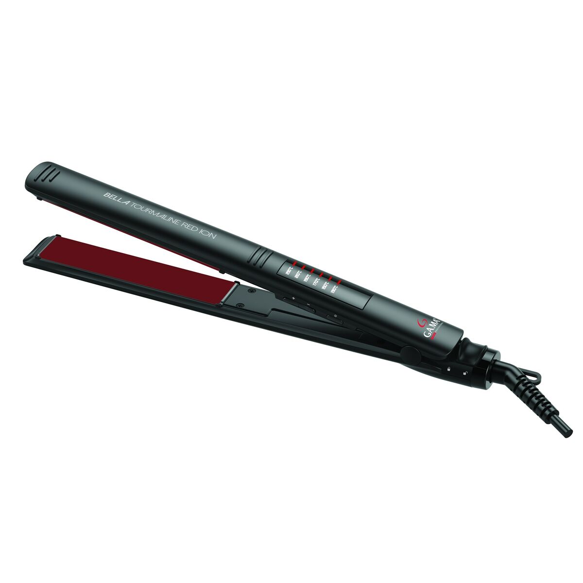 Plancha de Pelo Gama Professional GI0213 Negro 1 Pieza