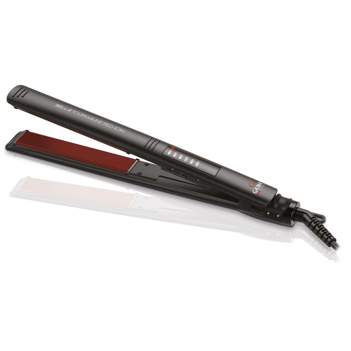 Plancha de Pelo Gama Professional GI0213 Negro 1 Pieza