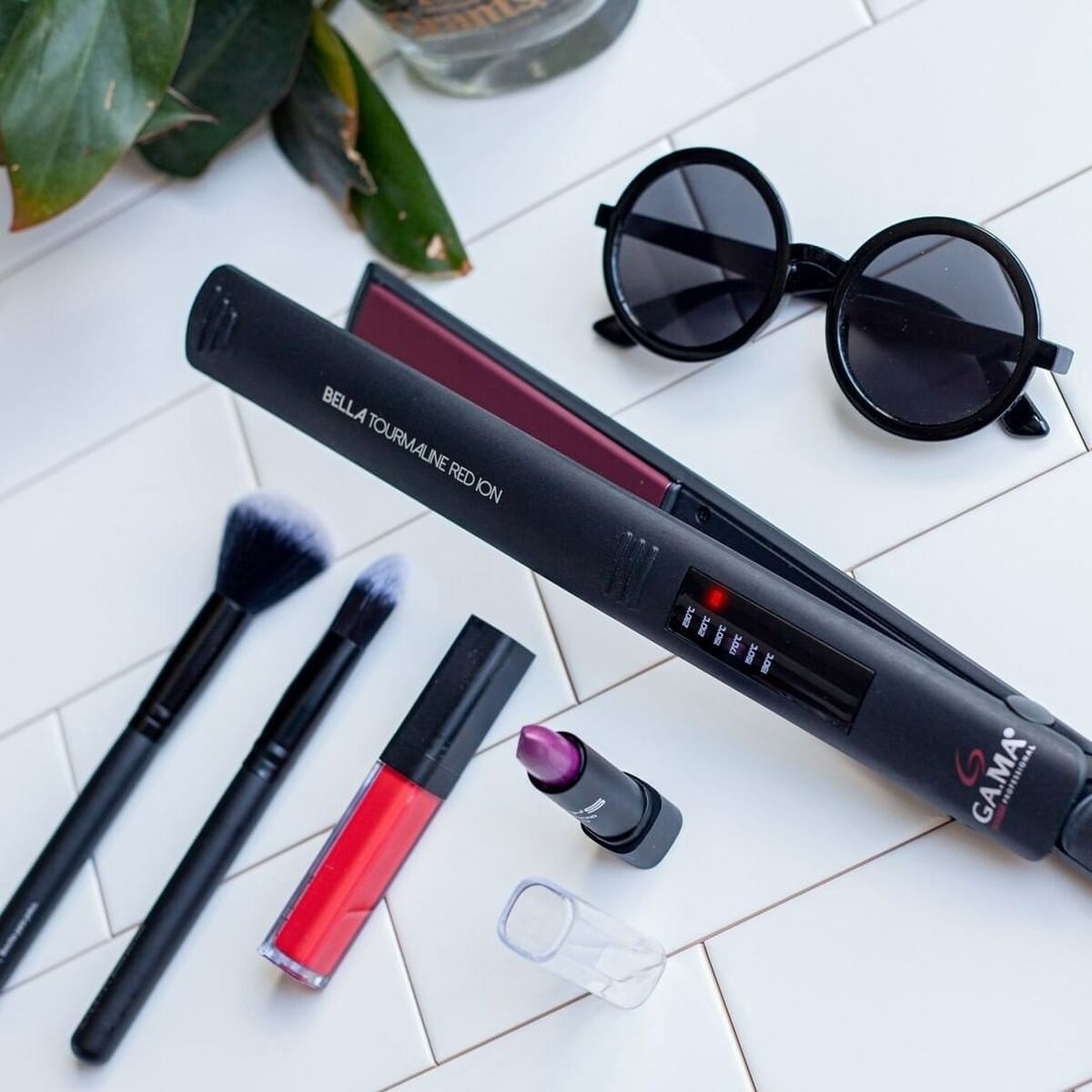 Plancha de Pelo Gama Professional GI0213 Negro 1 Pieza