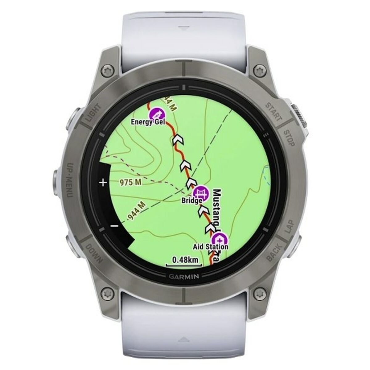 Reloj Hombre GARMIN 010-02804-11 Blanco Titanio