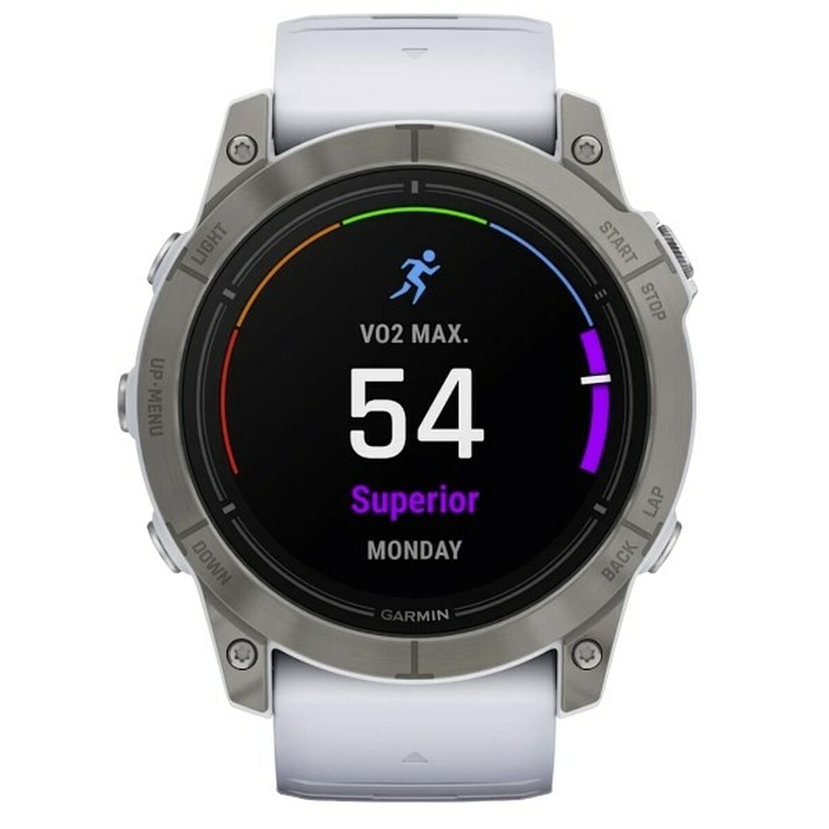 Reloj Hombre GARMIN 010-02804-11 Blanco Titanio