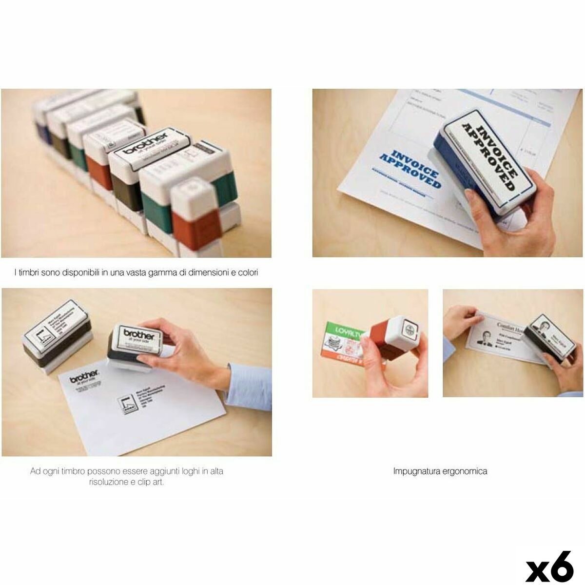 Sello Brother Negro (6 Unidades)