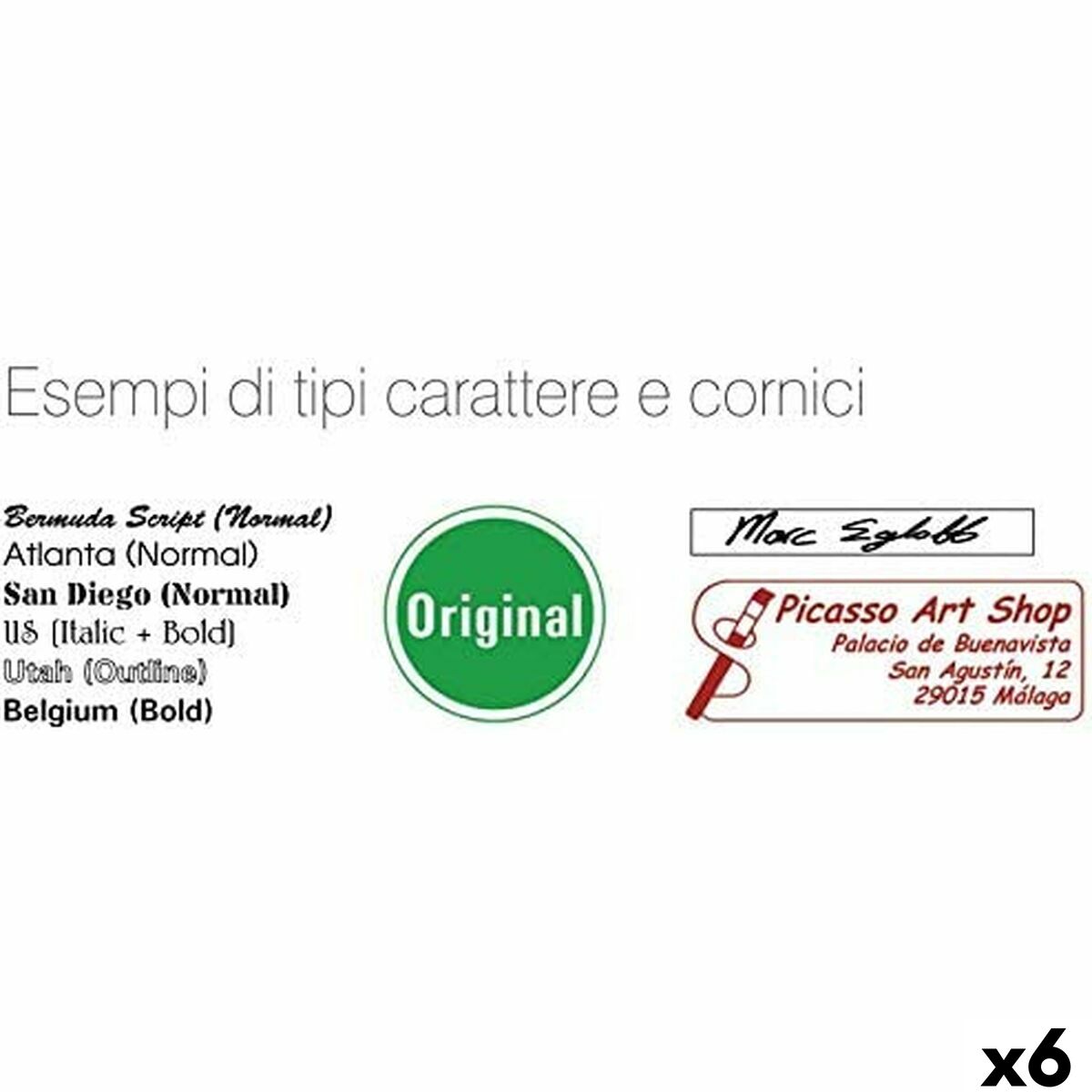 Sello Brother Negro (6 Unidades)