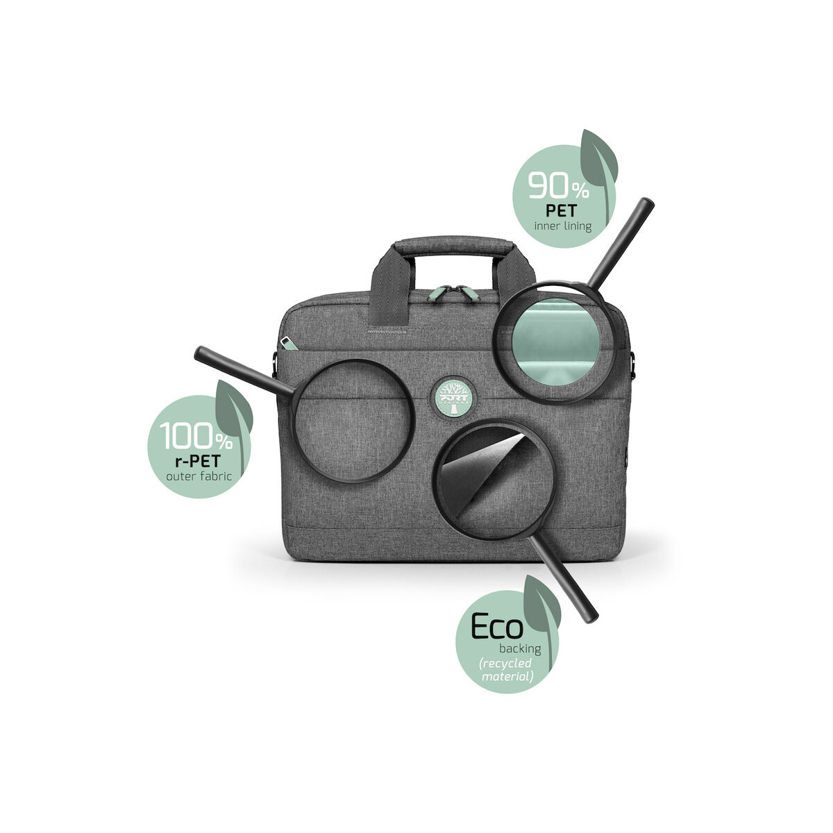 Maletín para Portátil Port Designs Gris 14"