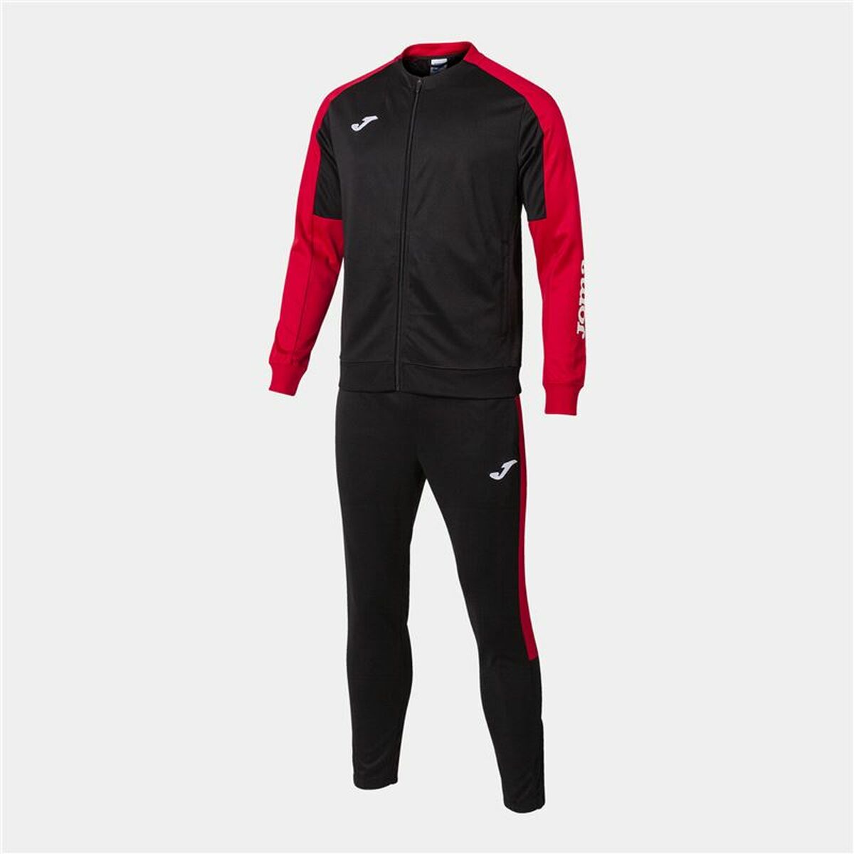 Chándal para Adultos Joma Sport Eco Championship Negro Rojo Infantil Hombre