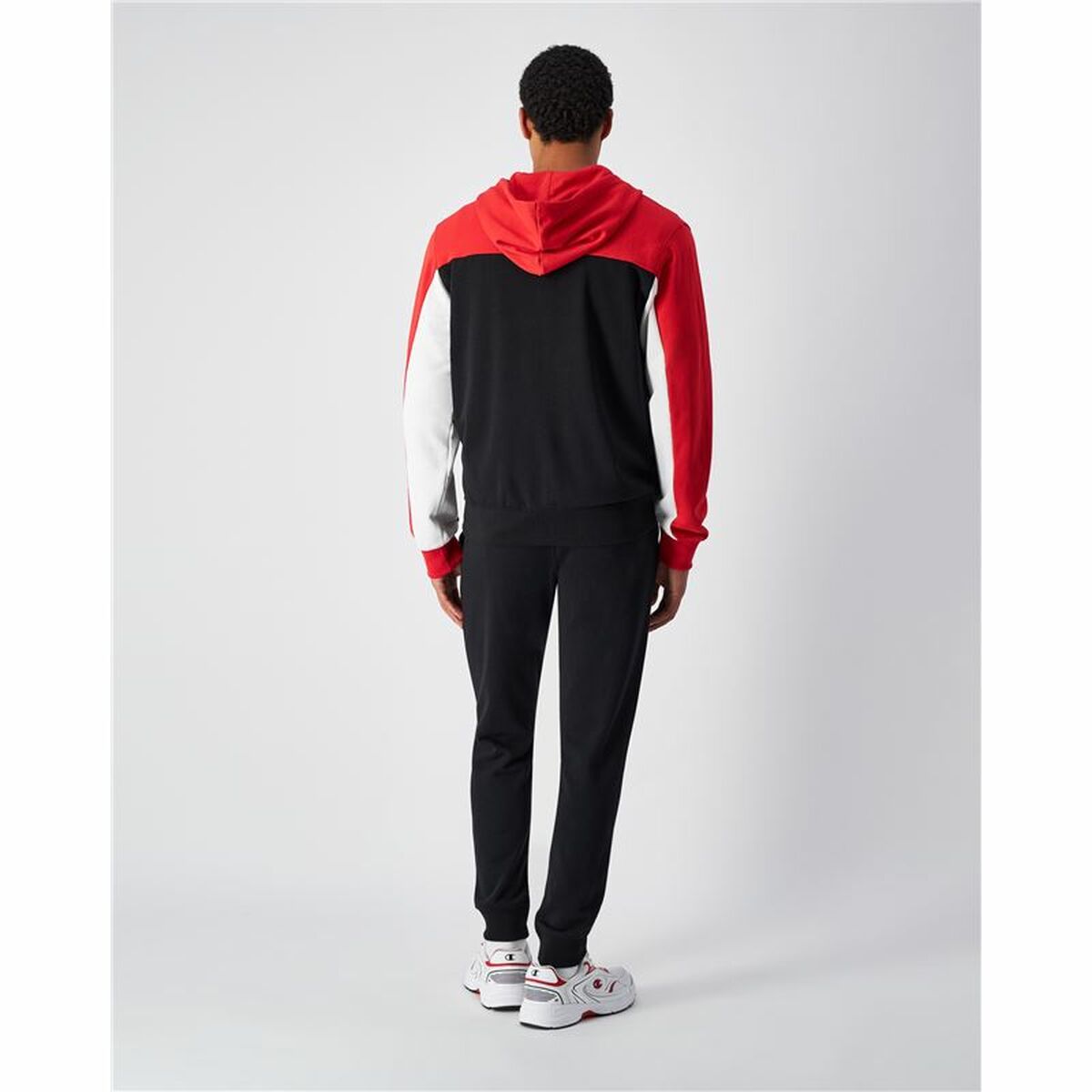 Chándal para Adultos Champion Champion Full Zip Suit Negro Rojo Hombre