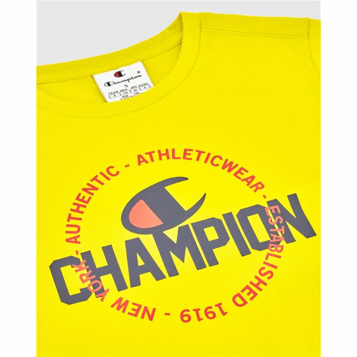 Conjunto Deportivo para Niños Champion Amarillo Azul marino