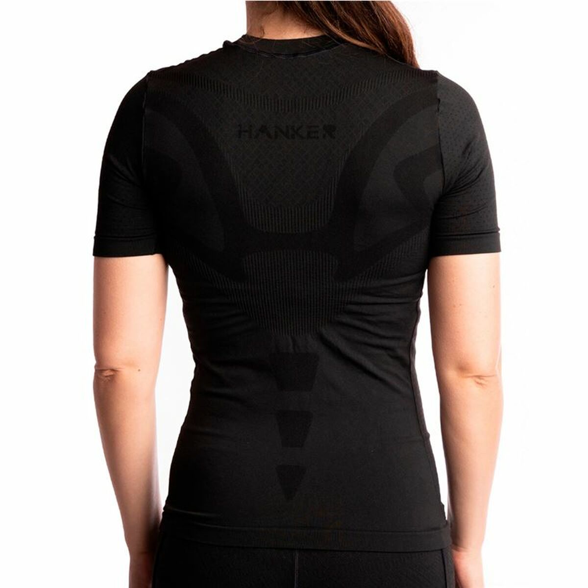 Camiseta de Manga Corta Hombre Hanker Negro