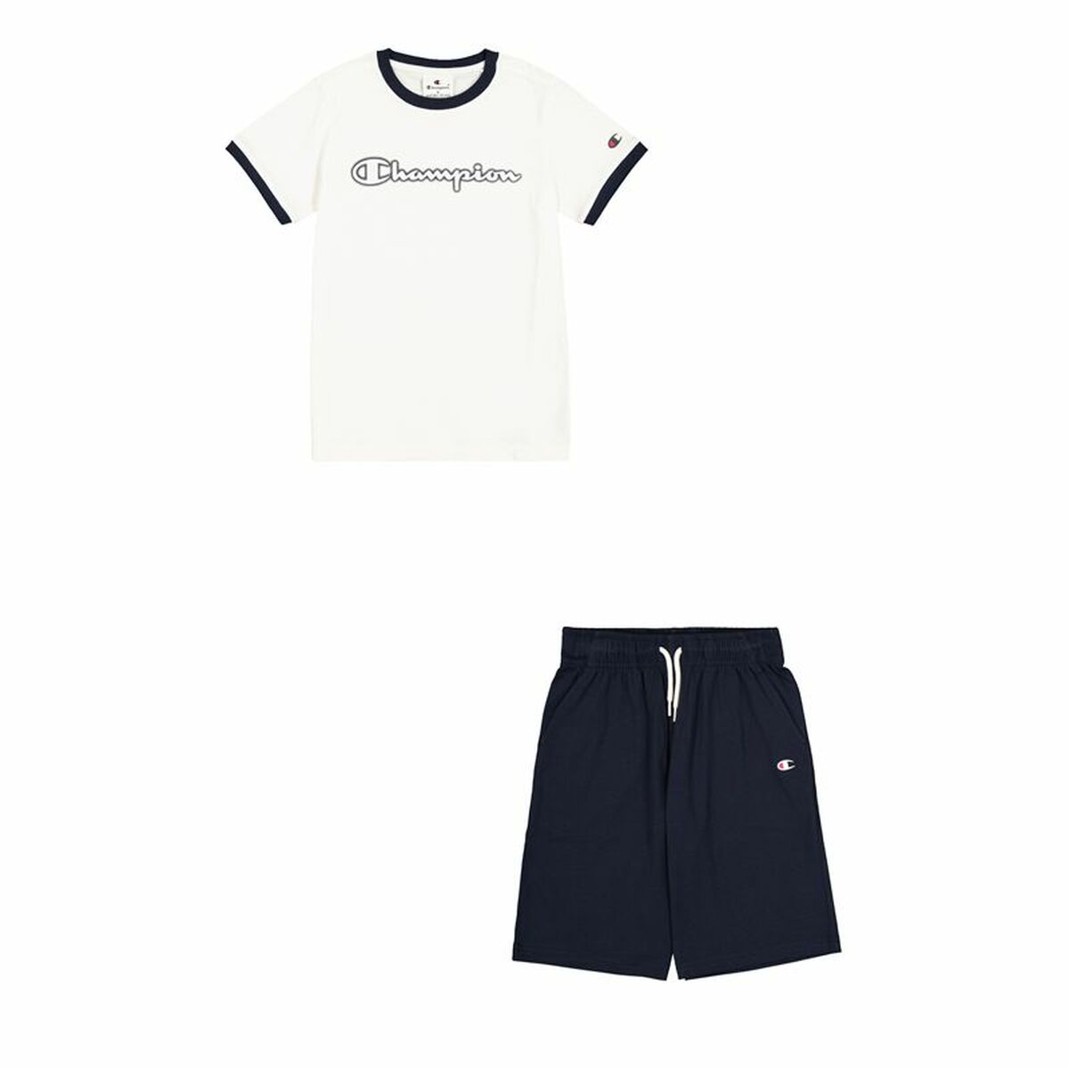 Conjunto Deportivo para Niños Champion Blanco