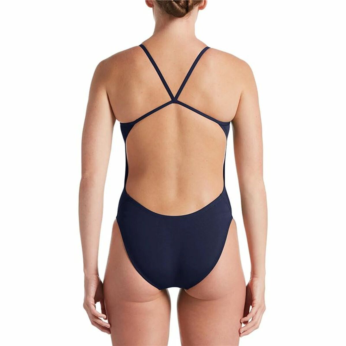 Bañador Mujer Nike Hydrastrong Solid Azul marino