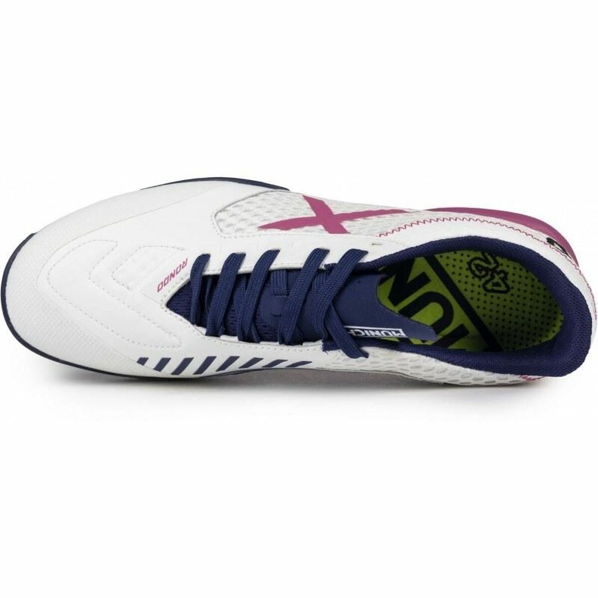 Zapatillas de Fútbol Sala para Adultos Munich Rondo Sergio Lozano 15 Blanco