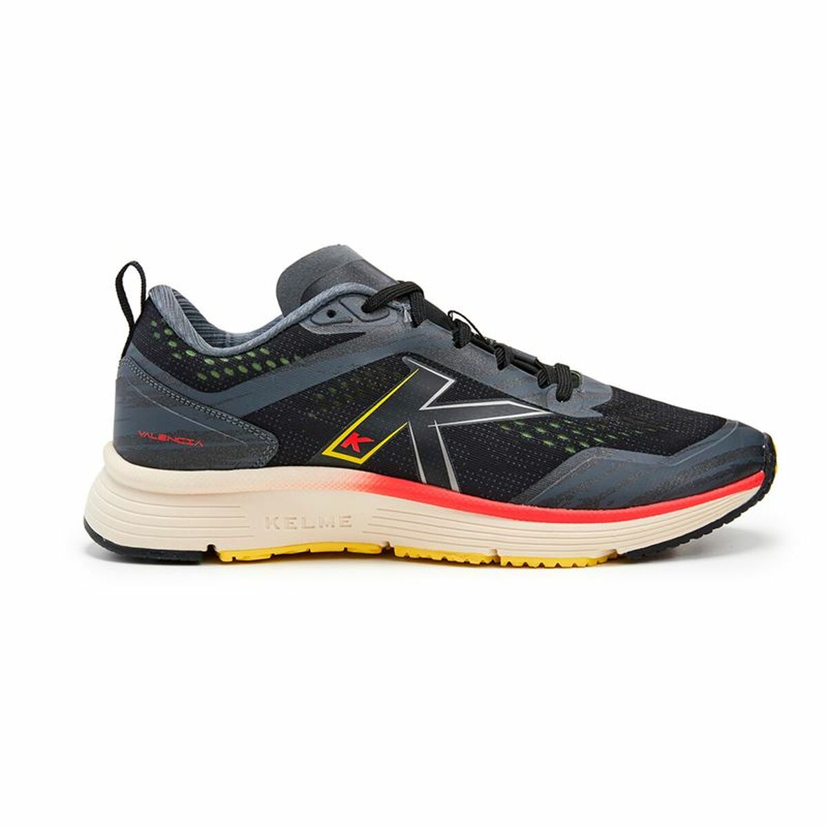 Zapatillas de Running para Adultos Kelme Valencia Negro