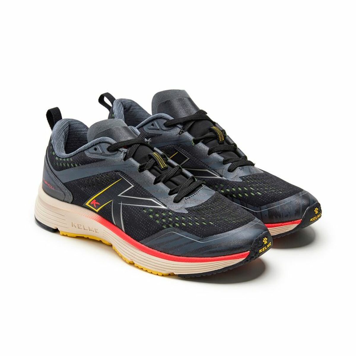Zapatillas de Running para Adultos Kelme Valencia Negro