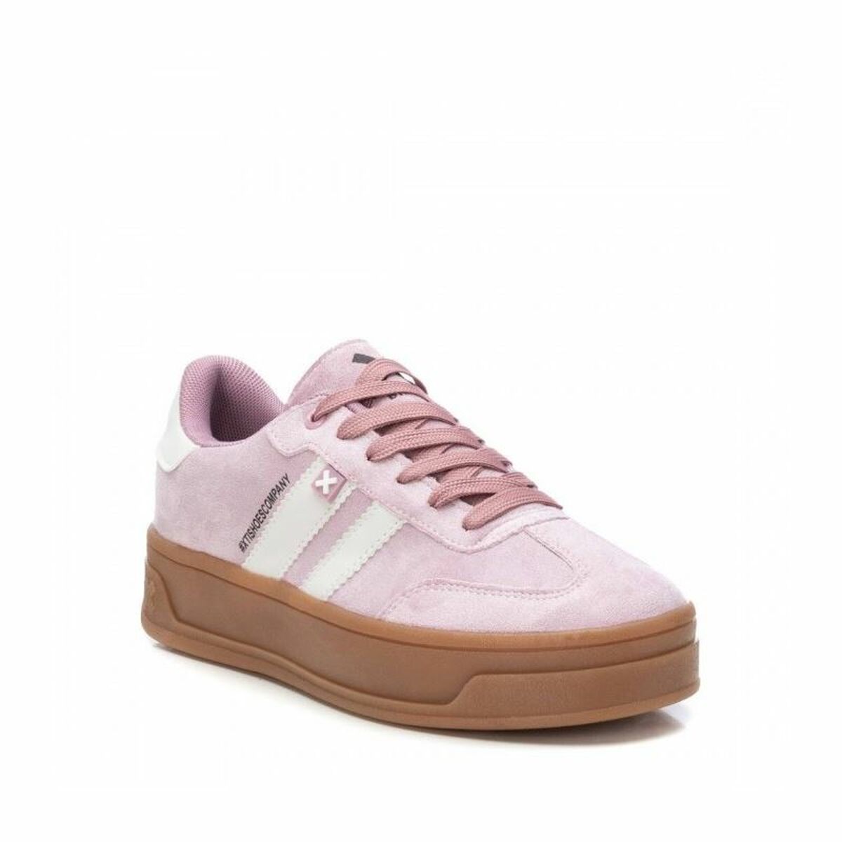 Zapatillas Deportivas Mujer XTI XTI Antelina Nude Rosa claro